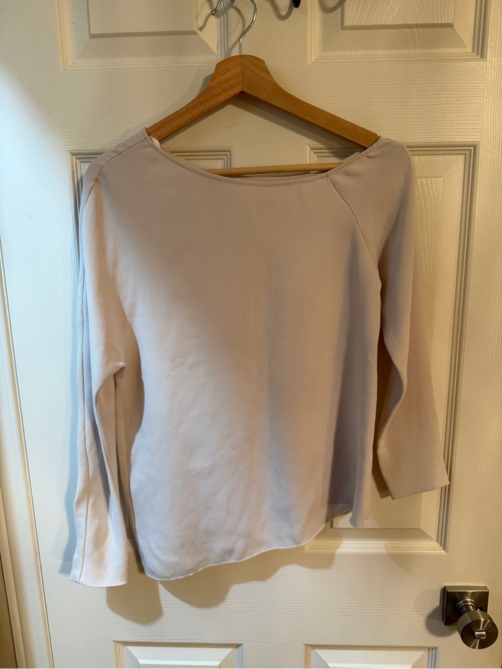 Babaton Women’s Light Beige Boatneck Blouse
